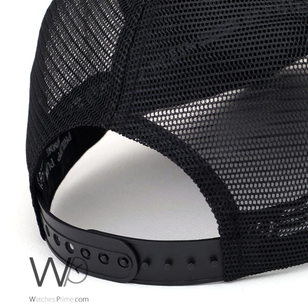 Philipp Plein PP Black Trucker Leather Cap | Watches Prime