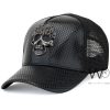 Philipp Plein PP Black Trucker Leather Cap | Watches Prime