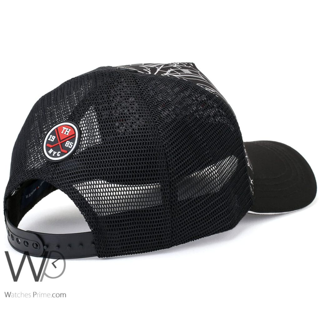Tommy Hilfiger H Black Trucker Cap | Watches Prime