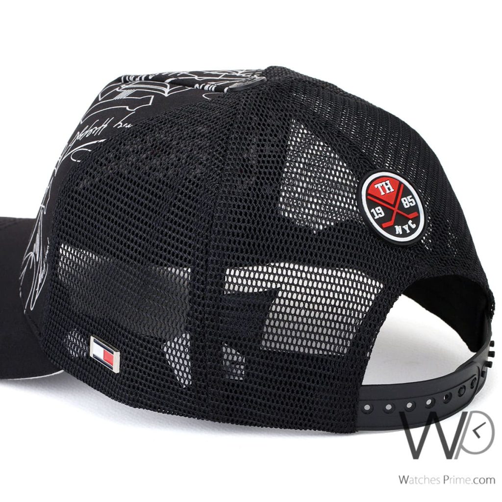 Tommy Hilfiger H Black Trucker Cap | Watches Prime