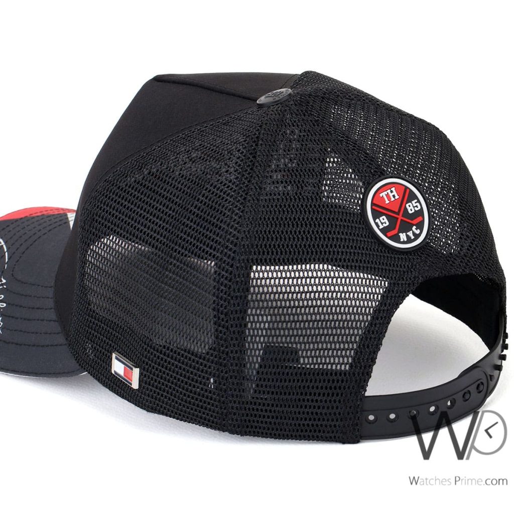 Tommy Hilfiger H Black Trucker Cap | Watches Prime