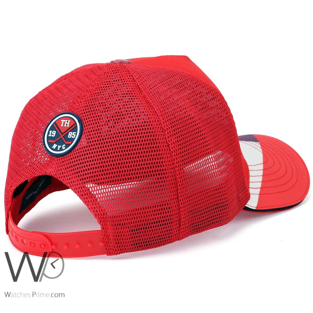 Tommy Hilfiger H Red Blue Trucker Cap | Watches Prime