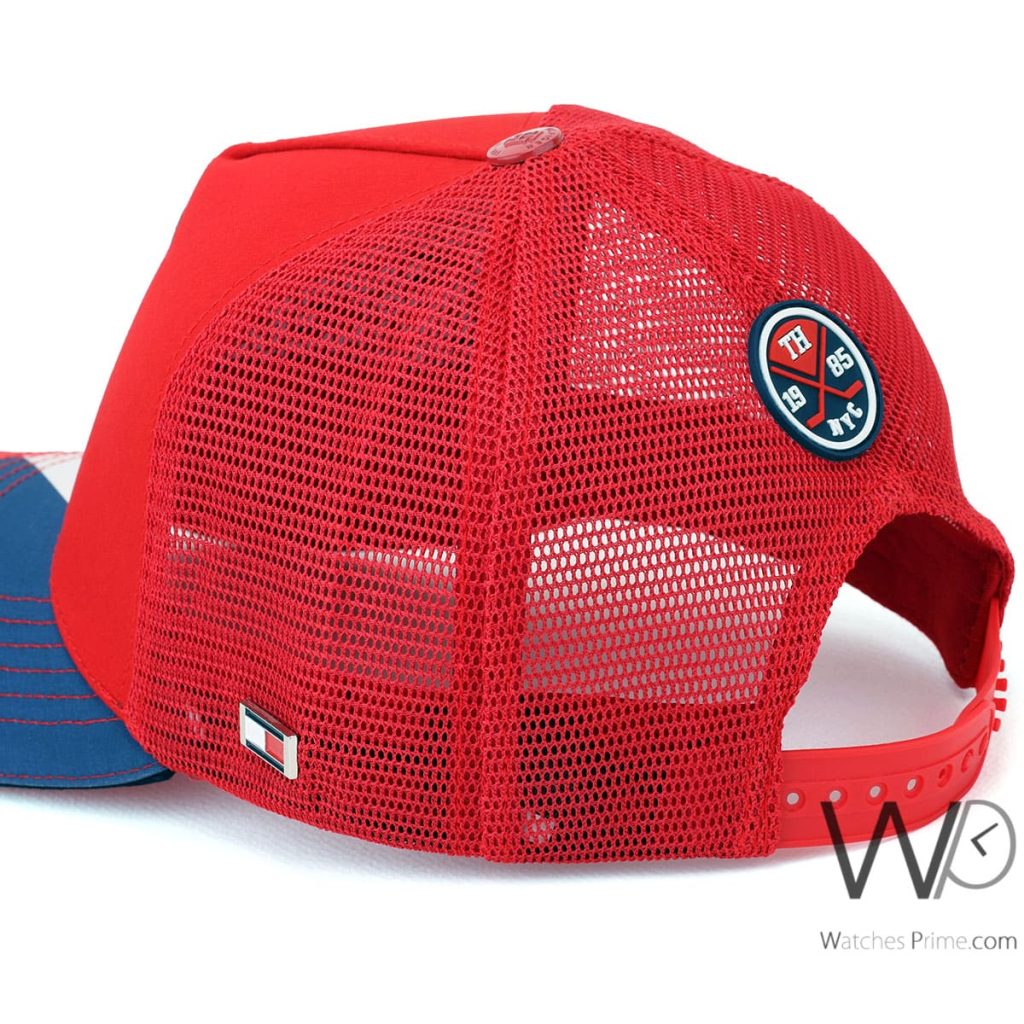Tommy Hilfiger H Red Blue Trucker Cap | Watches Prime