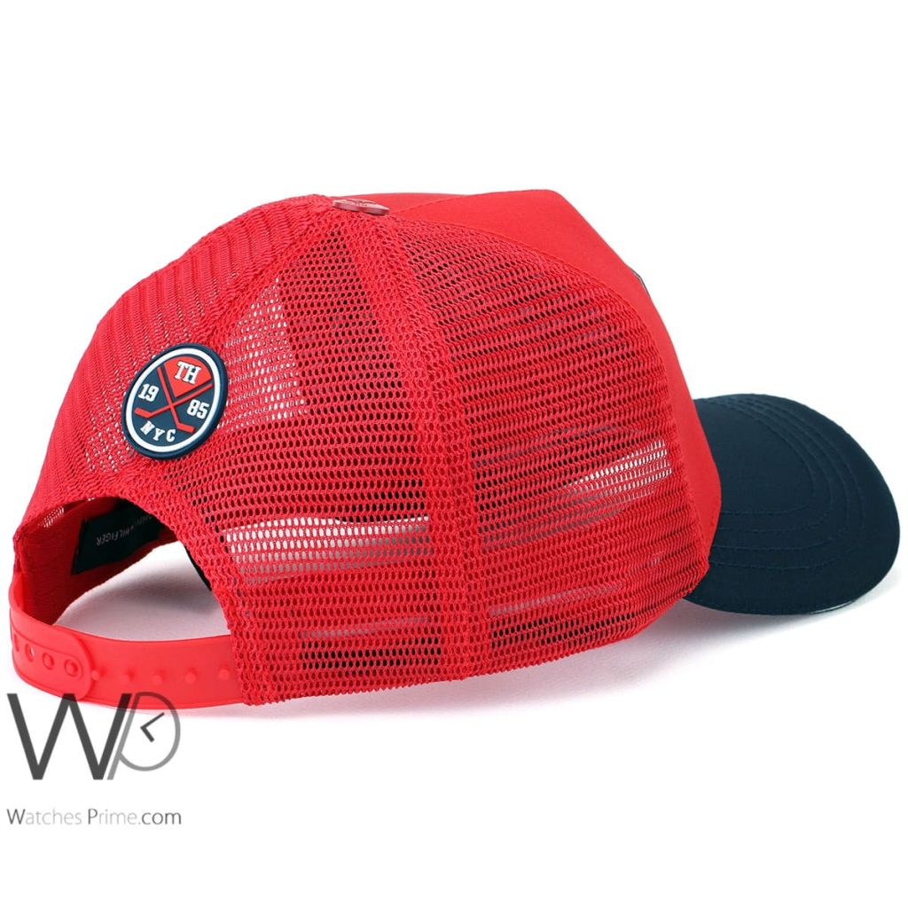 Tommy Hilfiger TH Red Blue Trucker Cap | Watches Prime