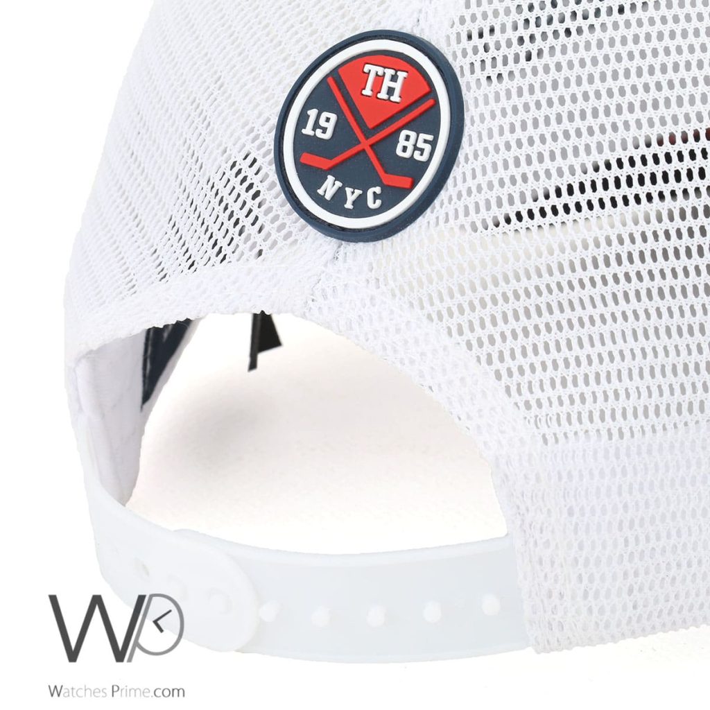 Tommy Hilfiger TH White Blue Trucker Cap | Watches Prime