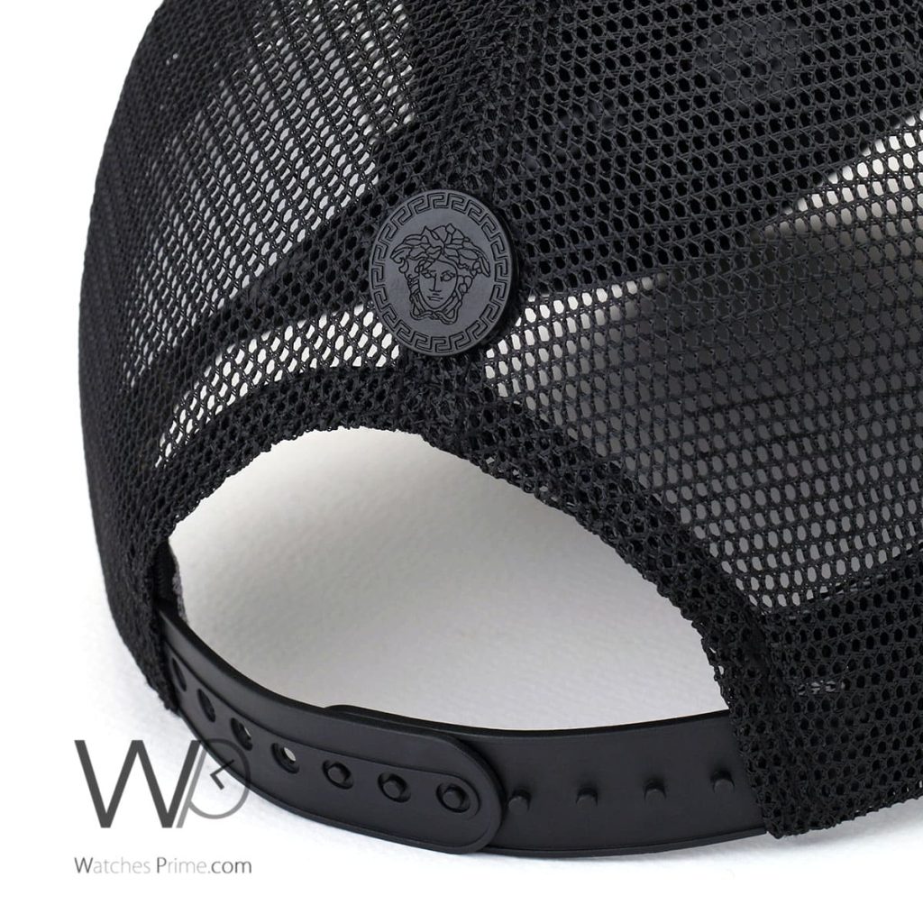 Vercase gianni leather snapback Black Cap | Watches Prime