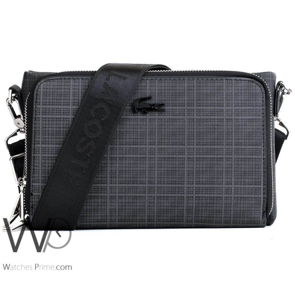 Lacoste crossbody shoulder Gray For Men | Watches Prime