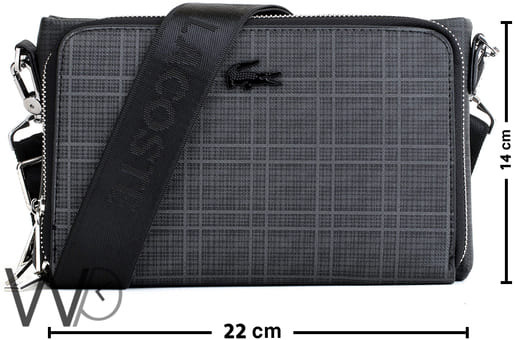 Lacoste crossbody shoulder Gray For Men | Watches Prime