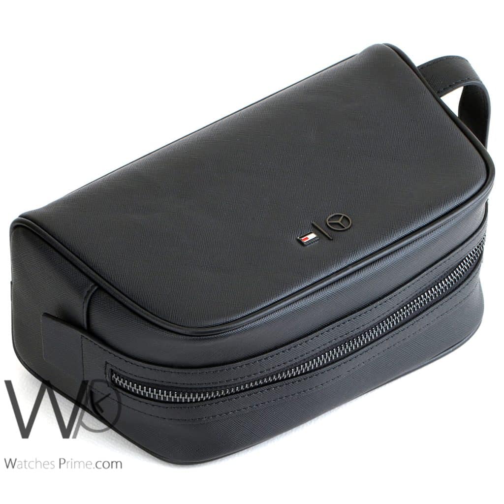 Mercedes Tommy Hilfiger Handbag Black Men | Watches Prime