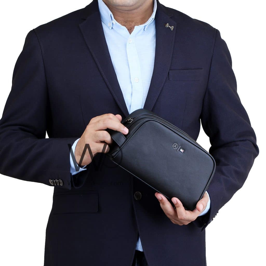 Mercedes Tommy Hilfiger Handbag Black Men | Watches Prime