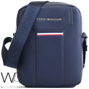 Tommy Hilfiger Red Men's Crossbody Messenger | Watches Prime