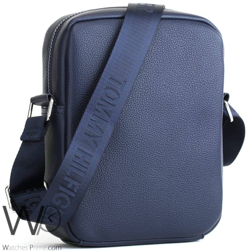 Tommy Hilfiger Blue Crossbody Messenger Men | Watches Prime