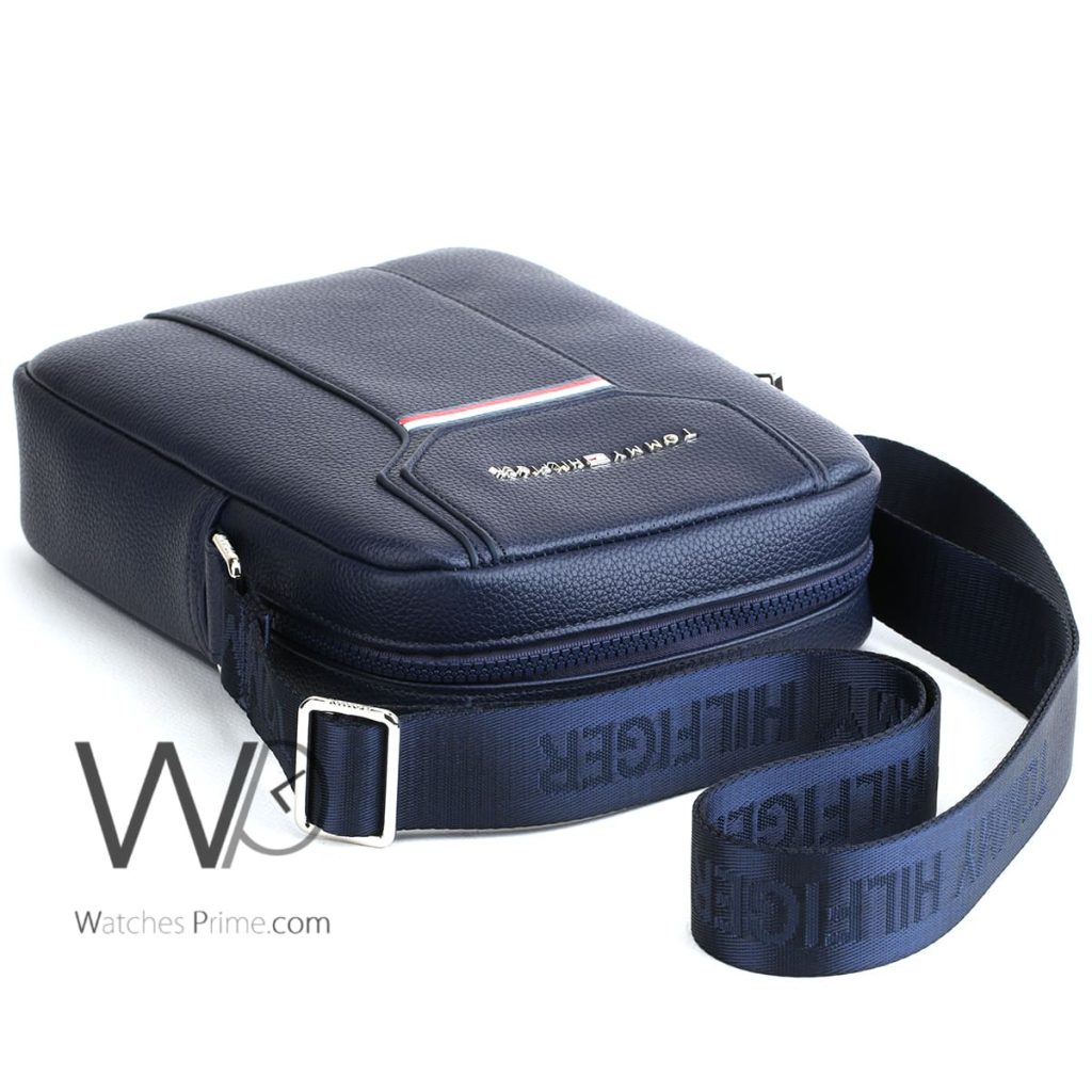 Tommy Hilfiger Blue Crossbody Messenger Men | Watches Prime