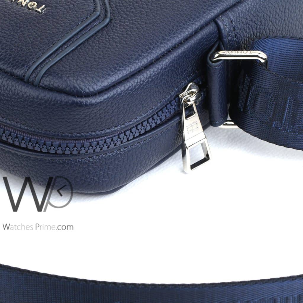 Tommy Hilfiger Blue Crossbody Messenger Men | Watches Prime