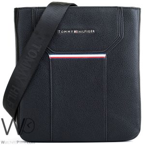 Tommy Hilfiger Navy Crossbody Messenger Men | Watches Prime