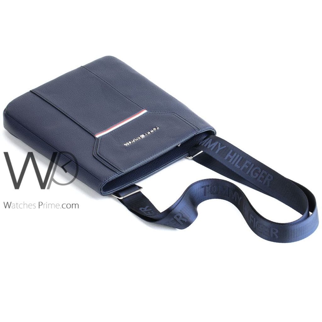Tommy Hilfiger Navy Crossbody Messenger Men | Watches Prime