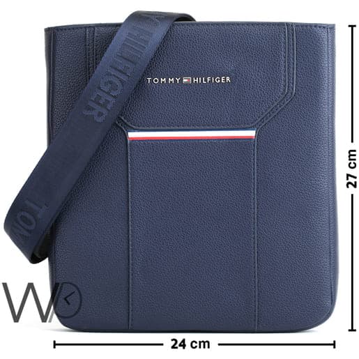 Tommy Hilfiger Navy Crossbody Messenger Men | Watches Prime