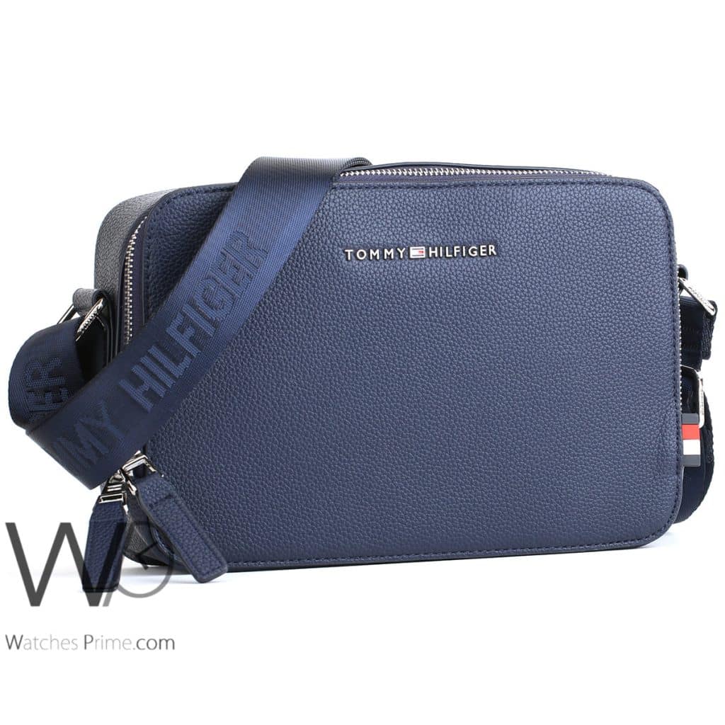 Tommy Hilfiger Men Crossbody Shoulder Blue | Watches Prime