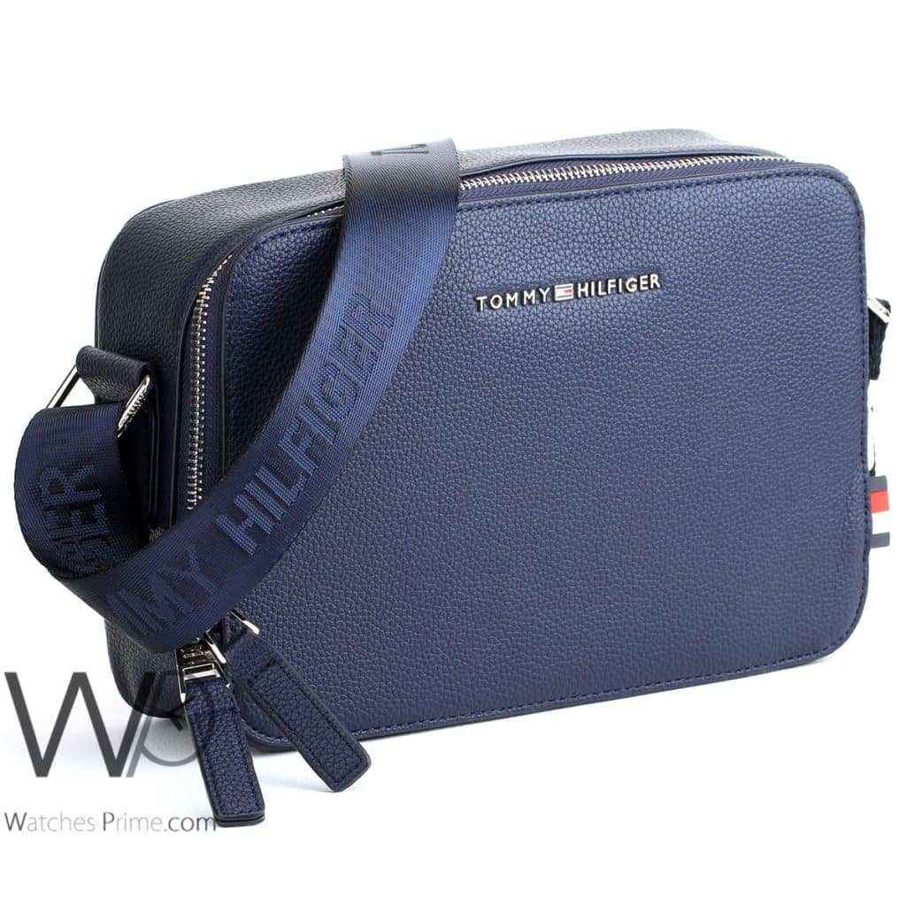 Tommy Hilfiger Men Crossbody Shoulder Blue | Watches Prime