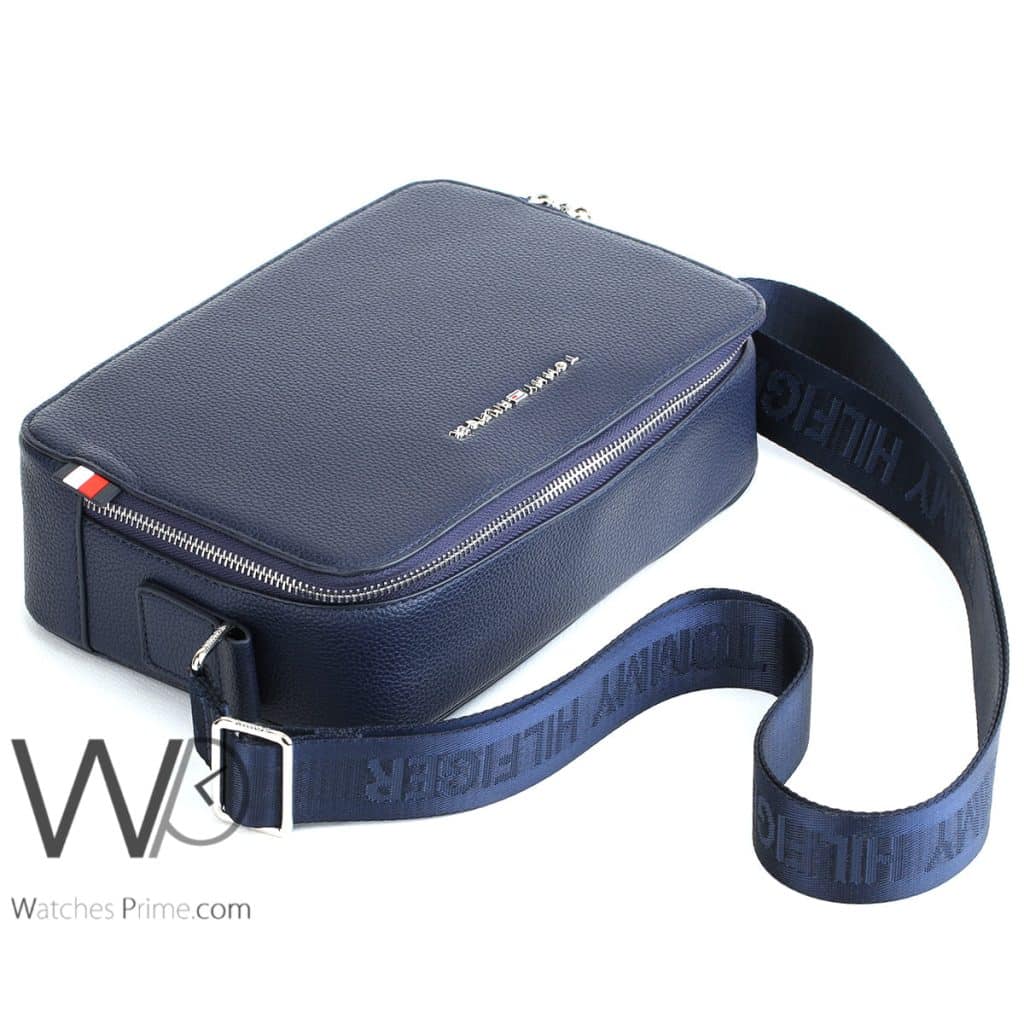 Tommy Hilfiger Men Crossbody Shoulder Blue | Watches Prime
