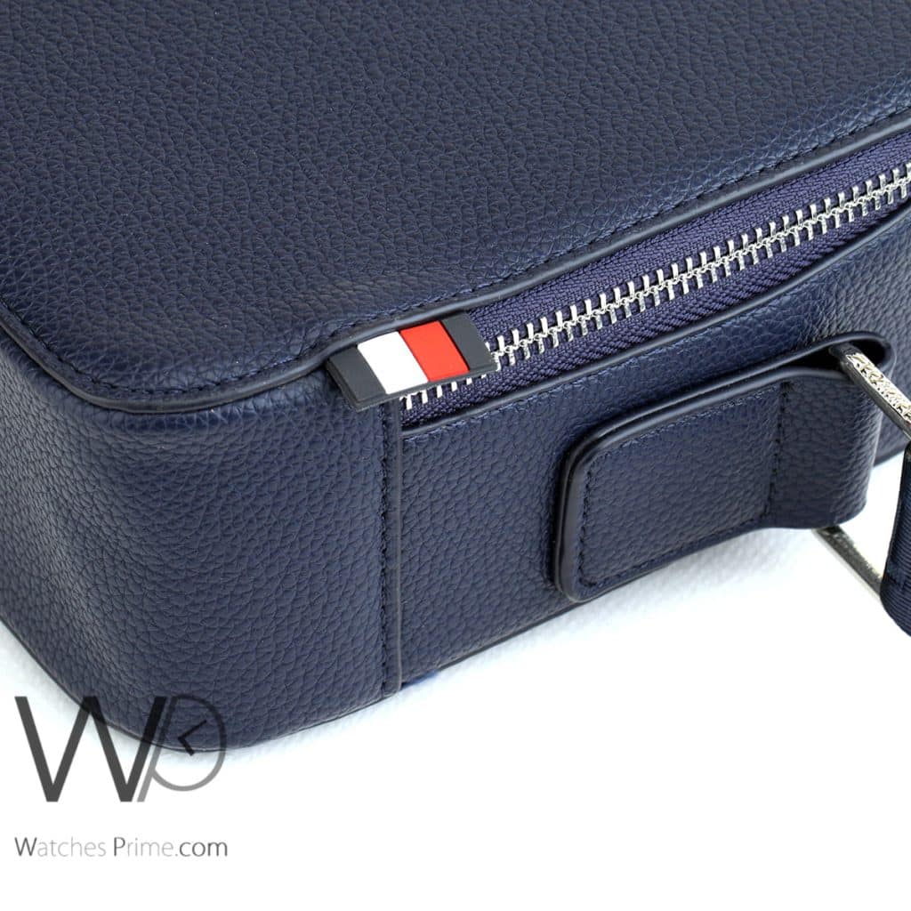 Tommy Hilfiger Men Crossbody Shoulder Blue | Watches Prime