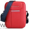 Tommy Hilfiger Red Men's Crossbody Messenger | Watches Prime