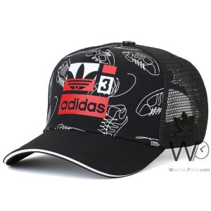 Adidas trucker black cap mesh men hat