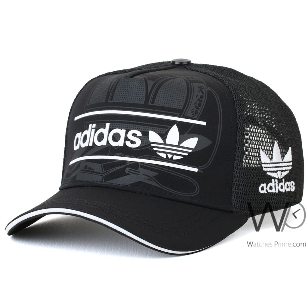 Adidas Black trucker Cap For men | Watches Prime