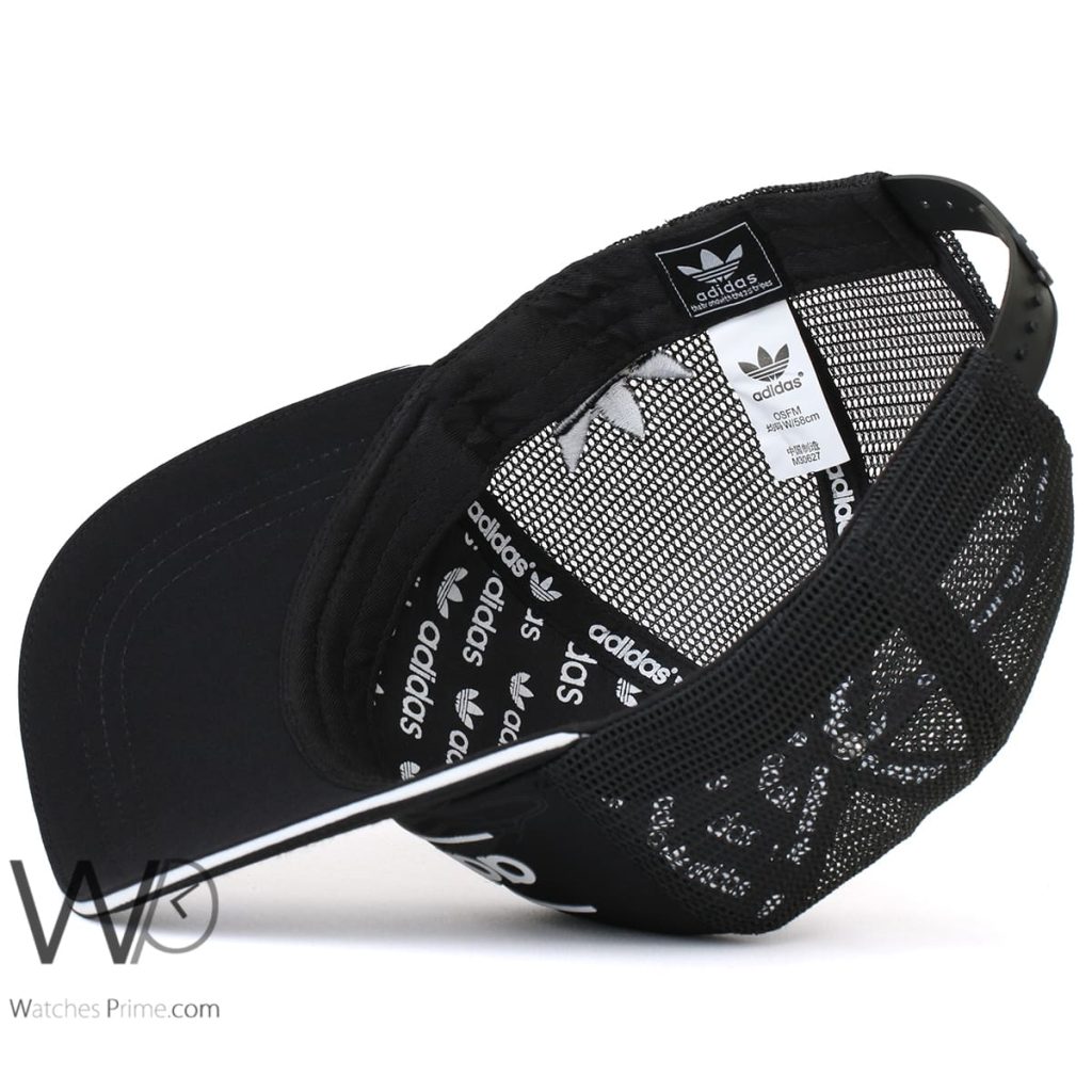 Adidas Black trucker Cap For men | Watches Prime