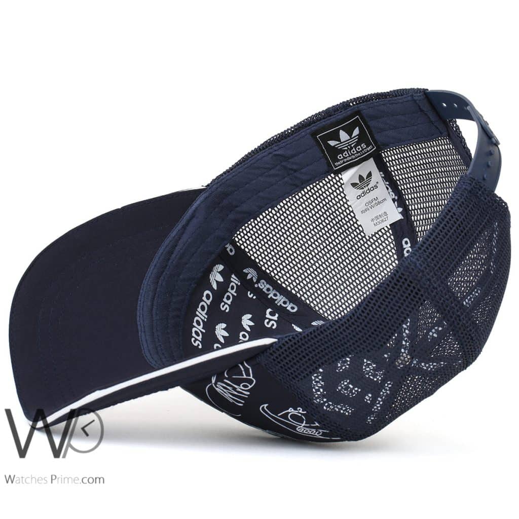Adidas Navy Blue trucker Cap For men | Watches Prime