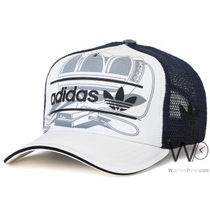 Adidas trucker navy blue cap net men hat