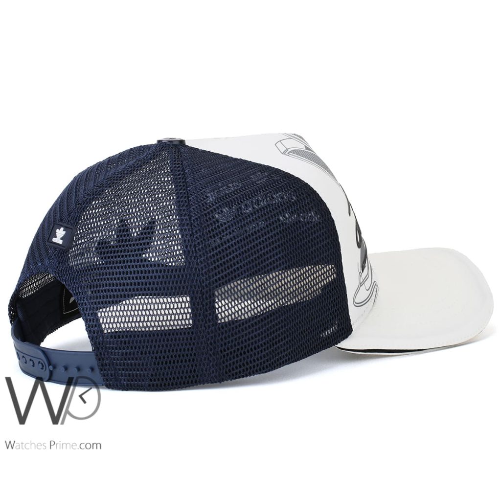 Adidas trucker Cap White Navy Blue | Watches Prime