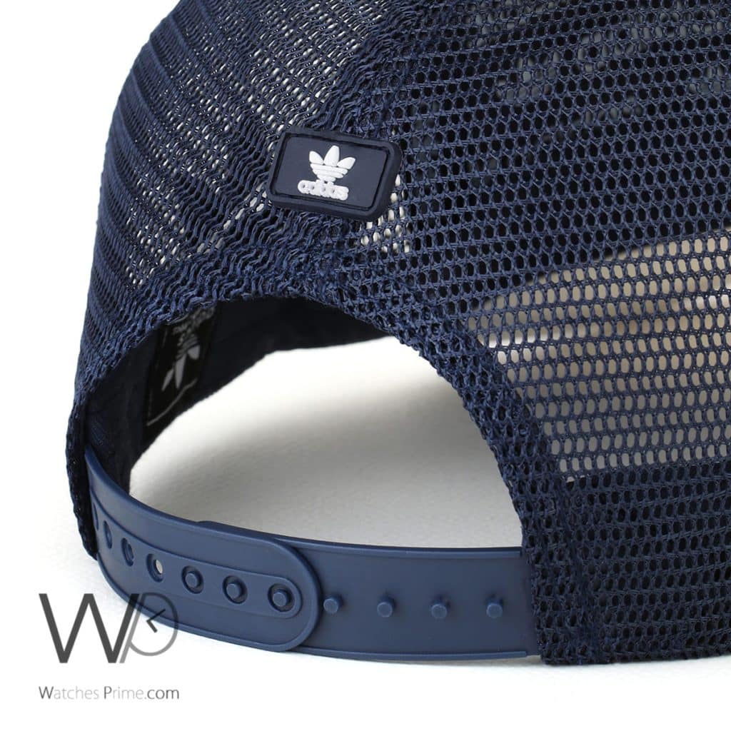 Adidas trucker Cap White Navy Blue | Watches Prime