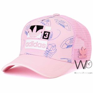 Adidas trucker pink cap mesh men hat
