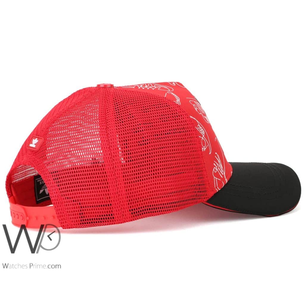 Adidas 3 trucker Cap Mesh Red | Watches Prime