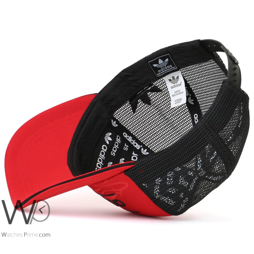 Adidas trucker Cap Red Black | Watches Prime