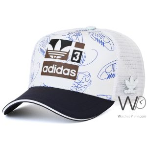 Adidas trucker white cap mesh men hat