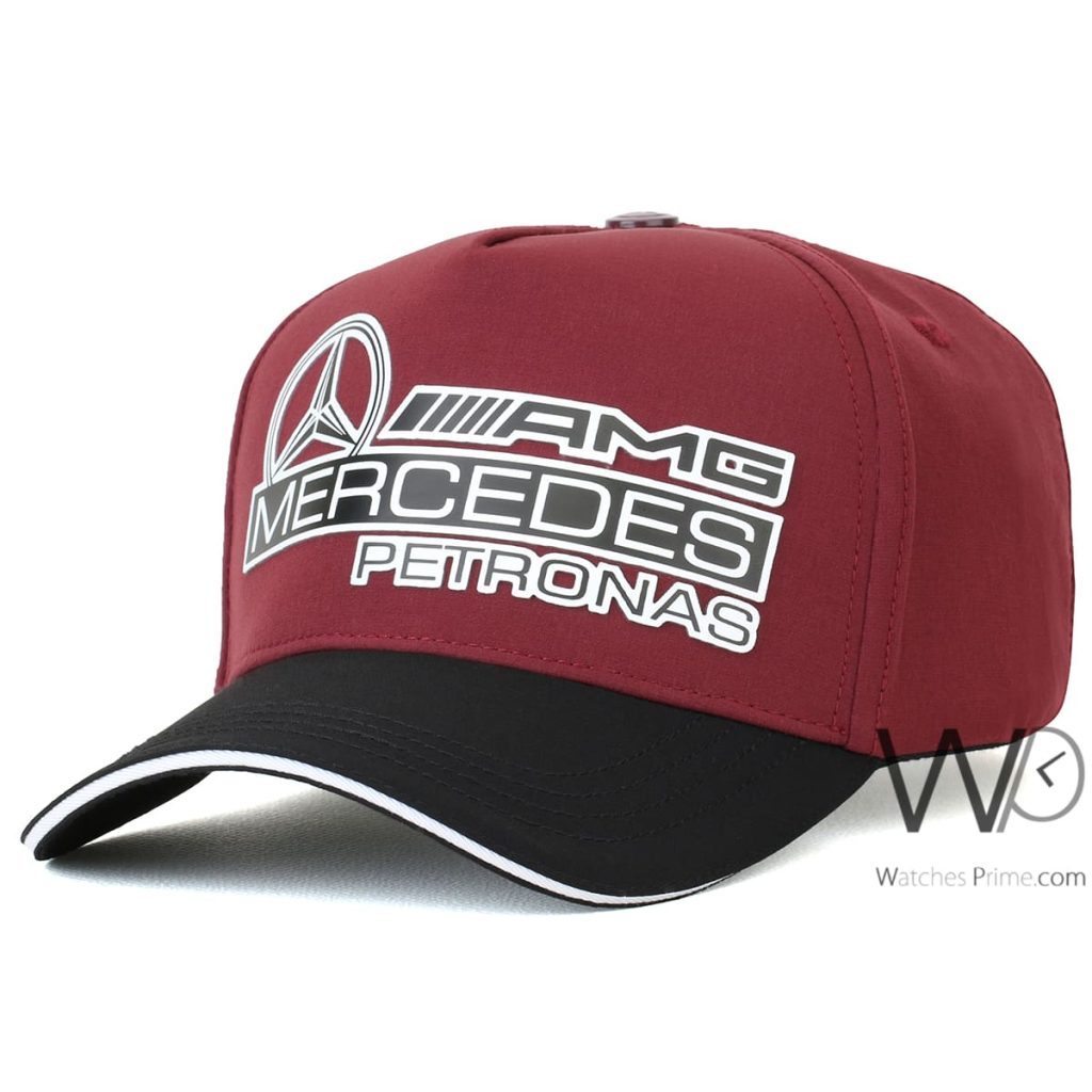 AMG Mercedes Petronas Baseball Dark Red Cap | Watches Prime