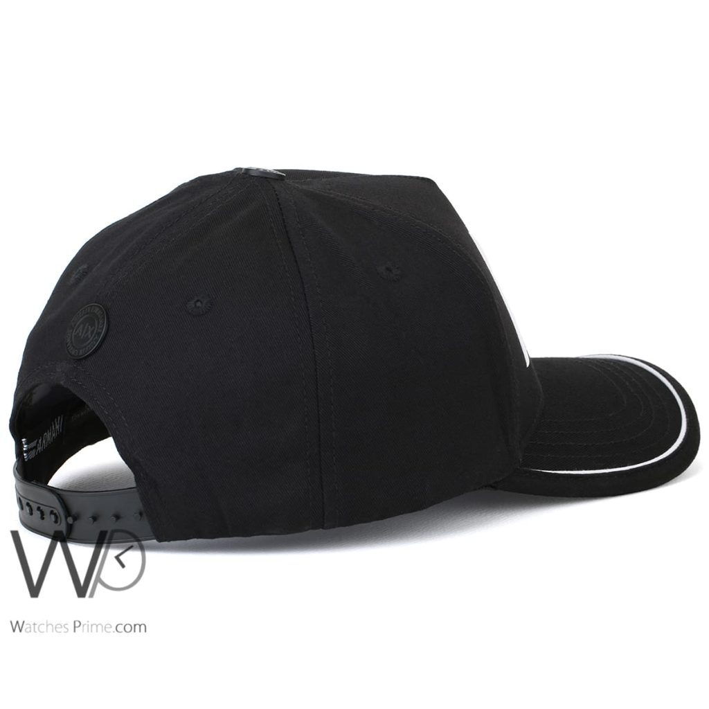 Armani Exchange AX Black Baseball Cap | Watches Prime