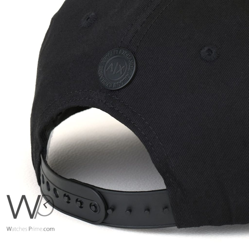 Armani Exchange AX Black Baseball Cap | Watches Prime