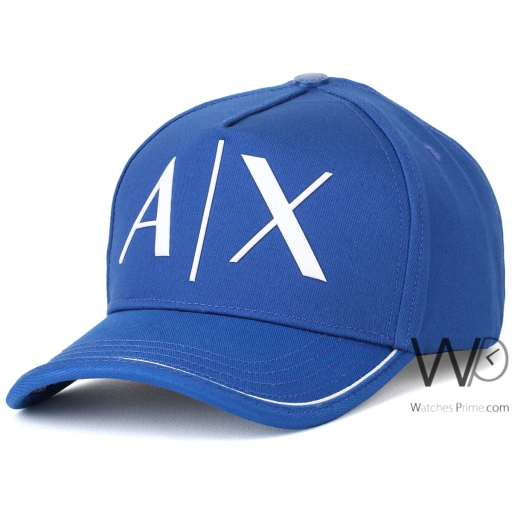 Armani Exchange AX Blue Baseball Cap | Watches Prime