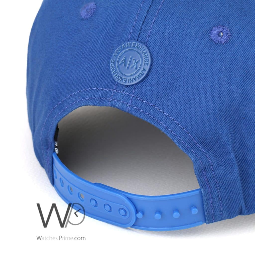 Armani Exchange AX Blue Baseball Cap | Watches Prime