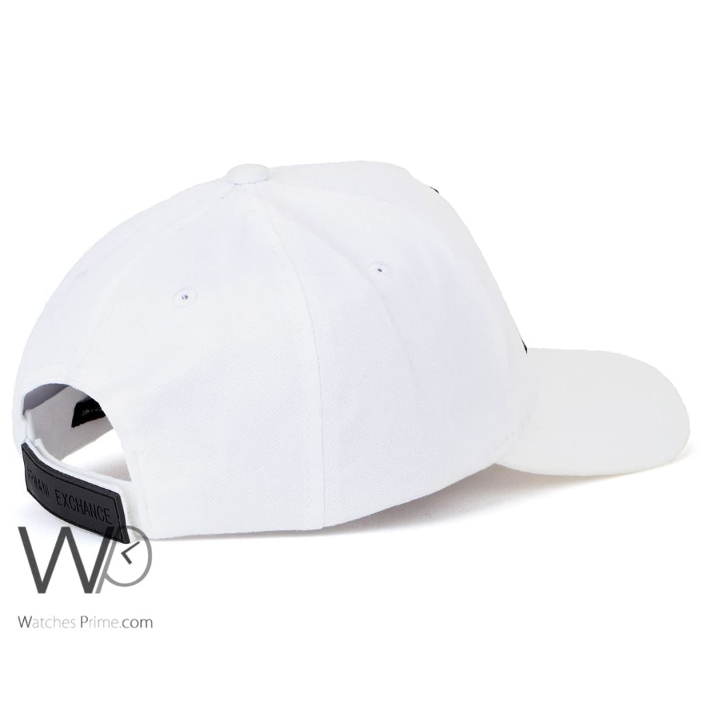 Armani Exchange AX White Baseball Cap | Watches Prime