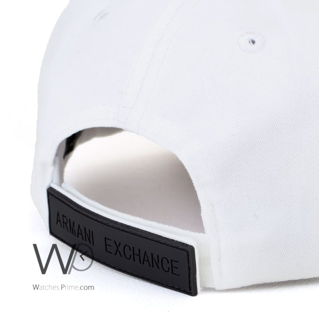 Armani Exchange AX White Baseball Cap | Watches Prime