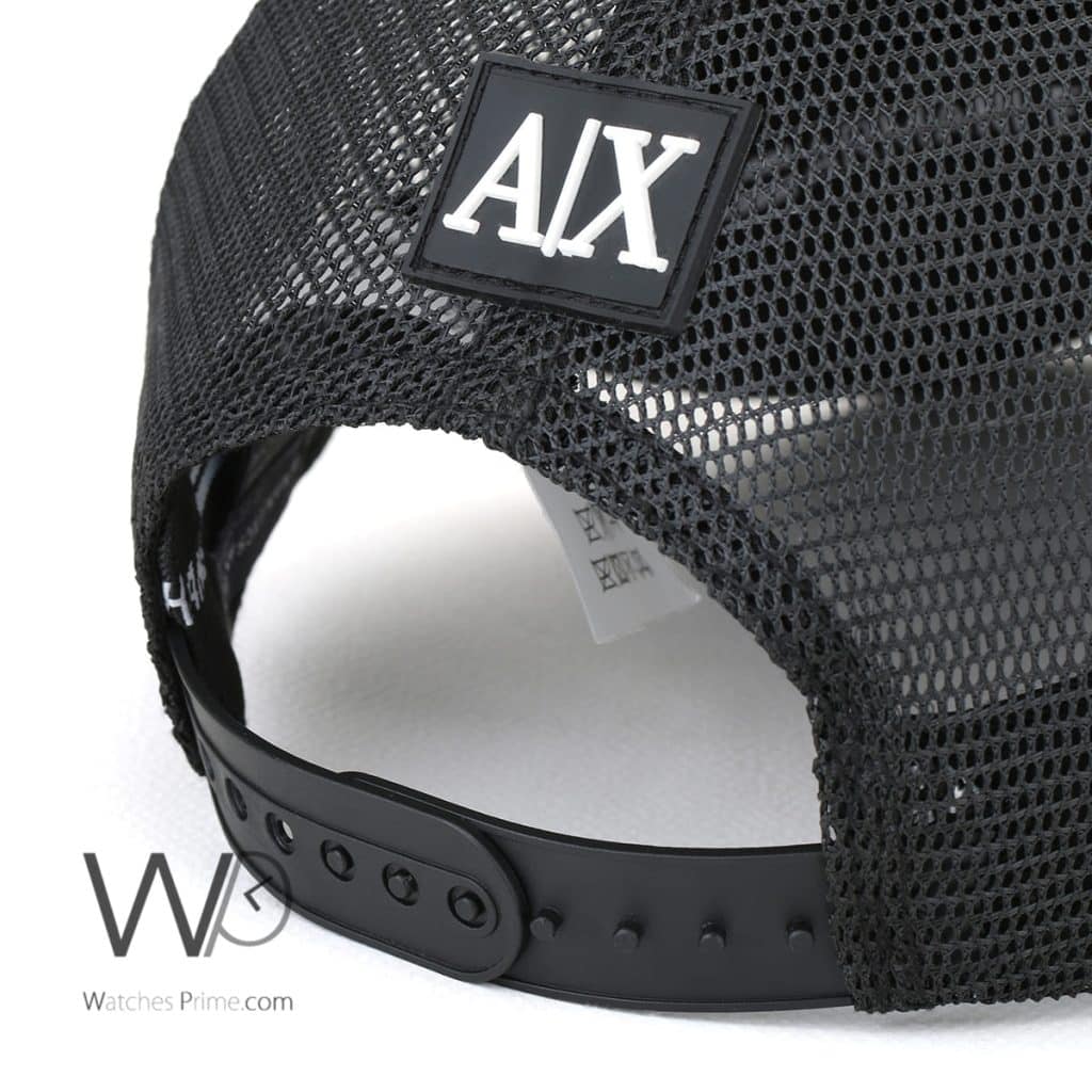 Armani Exchange AX Trucker Cap Black | Watches Prime