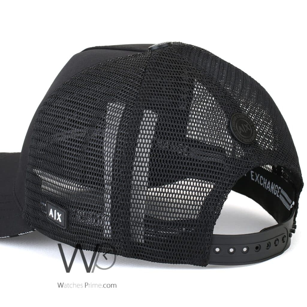 Armani Exchange AX 1991 Black Trucker Cap | Watches Prime