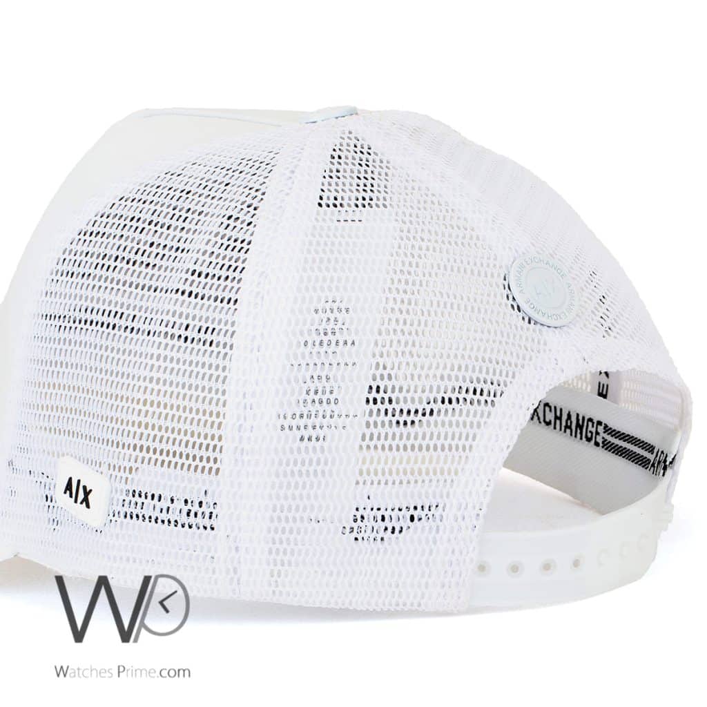 Armani Exchange AX 1991 White Trucker Cap | Watches Prime