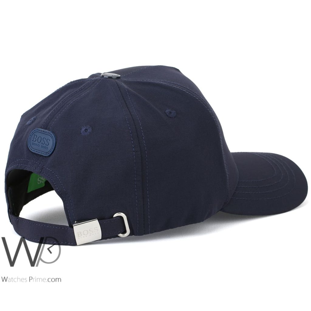 Hugo Boss Navy Blue Baseball Cap Cotton | Watches Prime
