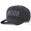 Hugo Boss Gray Baseball Cap Cotton | Watches Prime