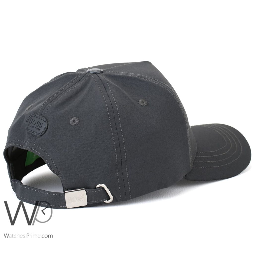 Hugo Boss Gray Baseball Cap Cotton | Watches Prime